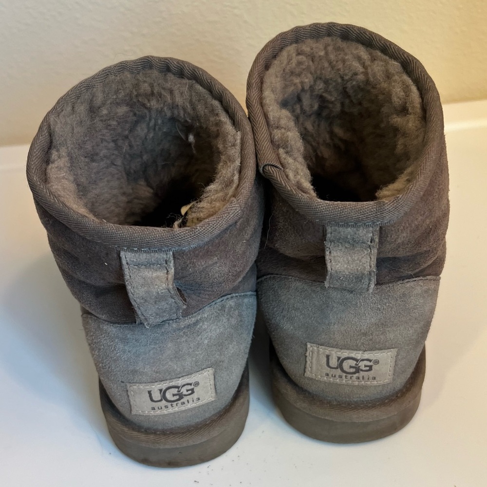 UGG Australia Gray Shearling Boots